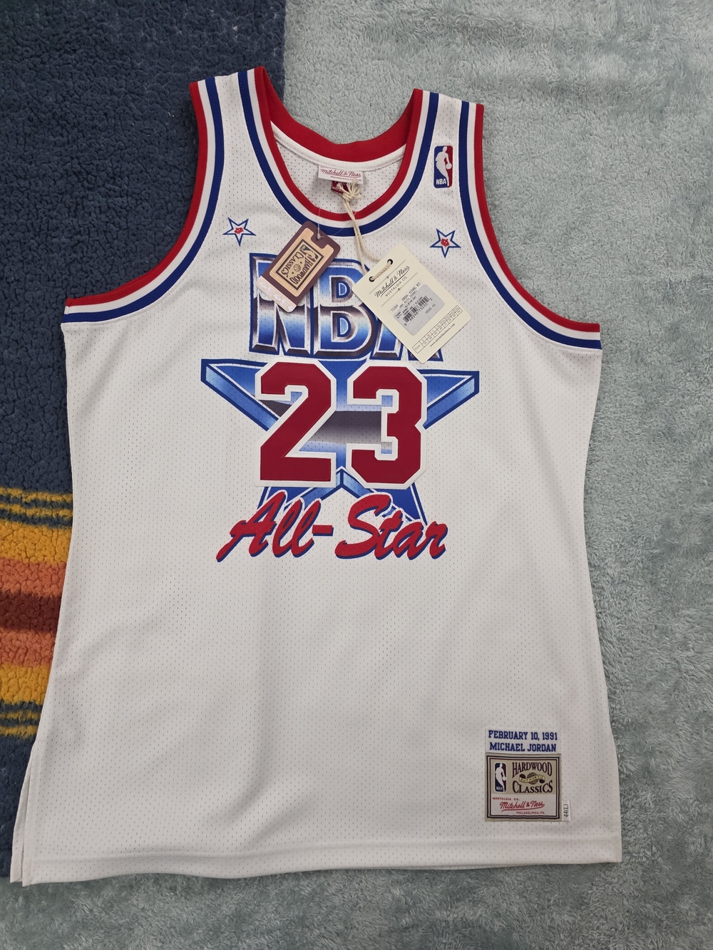 BNWT Mitchell & Ness 1991 Jordan  All-Star Jersey sz 44 (L)
